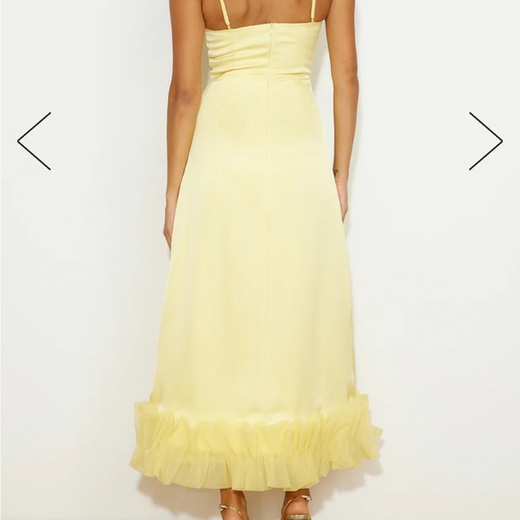 NWT Hello Molly - All Your Attention Yellow Maxi Dress (sold out on website) - Picture 4 of 4